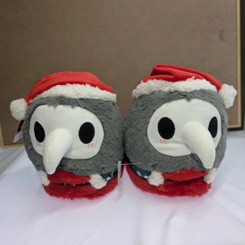 Squishable Christmas Festive Doctor Plague Slippers - NWT